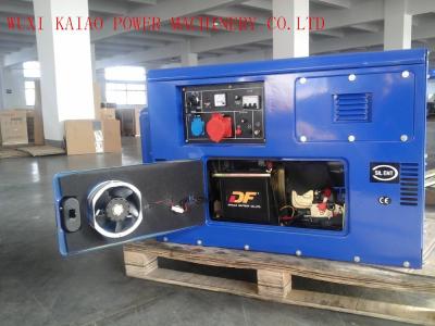 China Silent Type Standby Power Generator , 10KVA Quiet Running Generators With OEM / ISO Certificate for sale