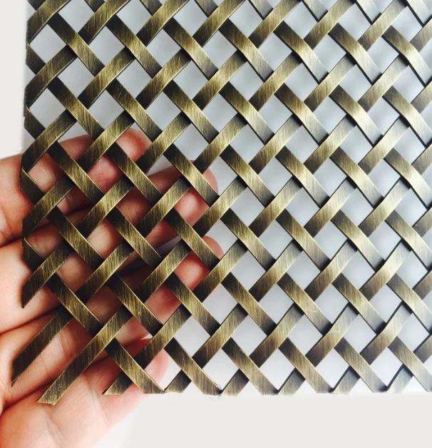 Antique Brass Plated Wire Mesh