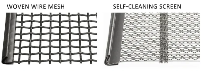1.5mm-50mm Hole Size 316 Stainless Steel Crimped Wire Screen Mesh