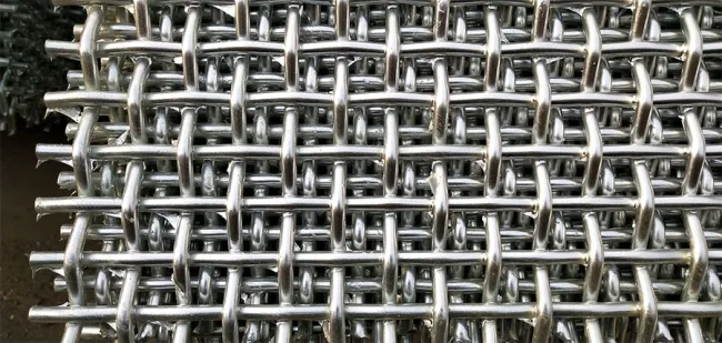 1.5mm-50mm Hole Size 316 Stainless Steel Crimped Wire Screen Mesh