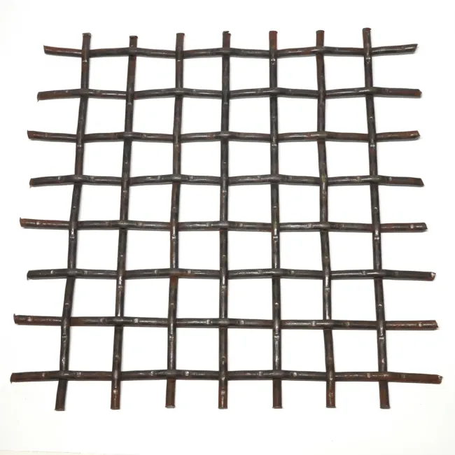 Steel Wire/Stainless Steel Wire Double Lock Crimp Vibrating Screen Woven Wire Mesh