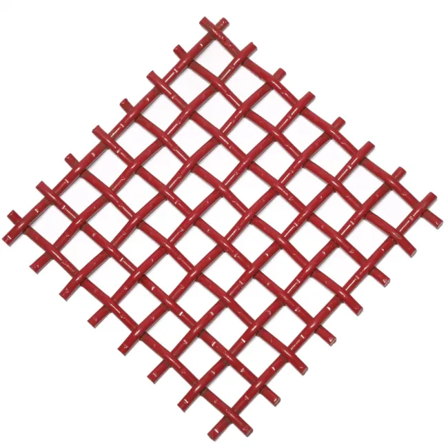 Steel Wire/Stainless Steel Wire Double Lock Crimp Vibrating Screen Woven Wire Mesh