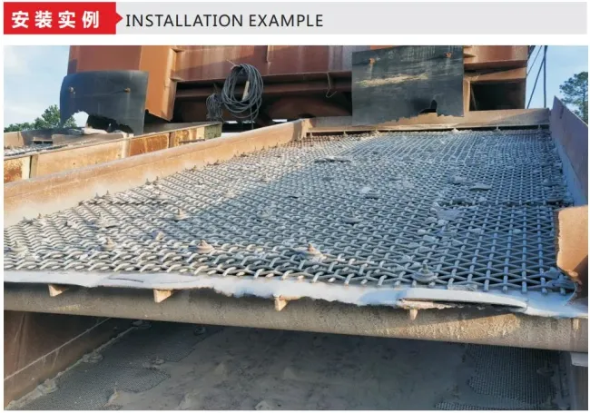 Manganese Steel Wire Woven Wire Vibrating Screen Quarry Screen Mesh Stone Crusher Screen Mesh