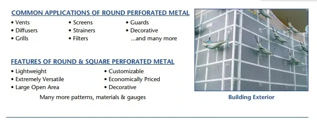 G40/120g Galvanized Steel Perforated Metal Sheet