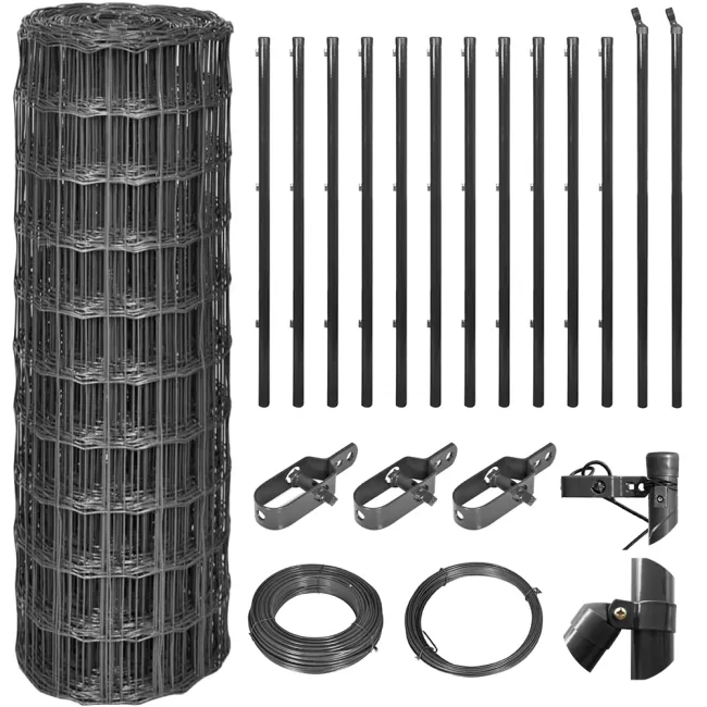 PVC Coated Galvanized Euro Fence Welded Wire Mesh for Poultry Animal Cage/Fence Panel