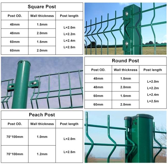 curved mesh fence