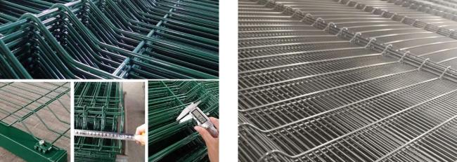 curved mesh fence