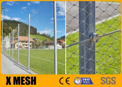 China Ferruled Ss316 Stainless Steel Rope Mesh 1.4401 X Tend Cable Mesh Extensive Use for sale