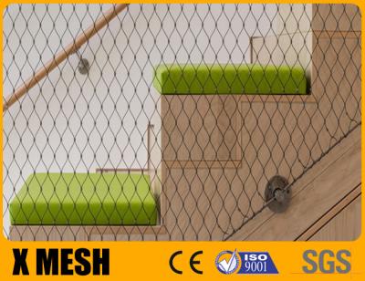 China Red de acero inoxidable flexible del cable del OEM AISI SS316 para la pared verde en venta