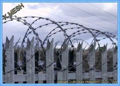 China Bto-22 Cbt-65 Spiral Stainless Steel Concertina Wire Galvanized Steel PVC Coated Security For Mesh Fence for sale
