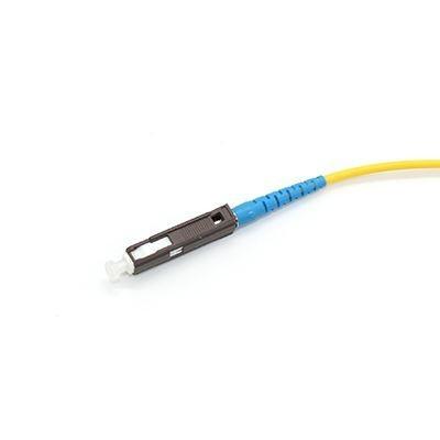 China Single Mode PC Fiber Optic Jumper Cable 2.0mm MU Connector for sale