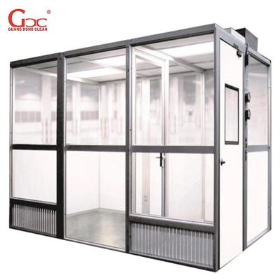 China Air Cleanliness Control 9pcs FFU 50m2 Pharmacy Clean Room for sale