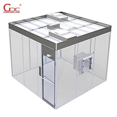 China Steel Profile Frame ISO4 Class 10 Prefab Cleanroom / Aseptic Clean Room for sale