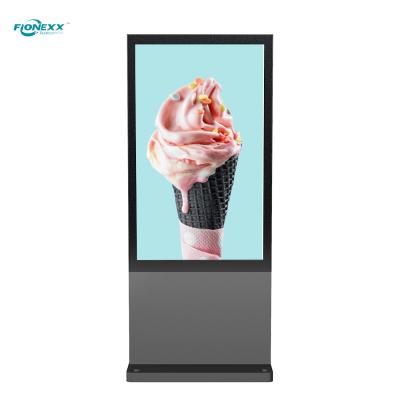 China RoHS Floor Standing Digital Signage Display Outdoor Lcd Advertising Player 100-240V for sale