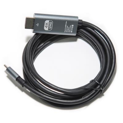 Chine OEM/ODM Type-C au câble HDMI Prise en charge de la vidéo 4K USB C au câble HDTV Connecteur plaqué or à vendre