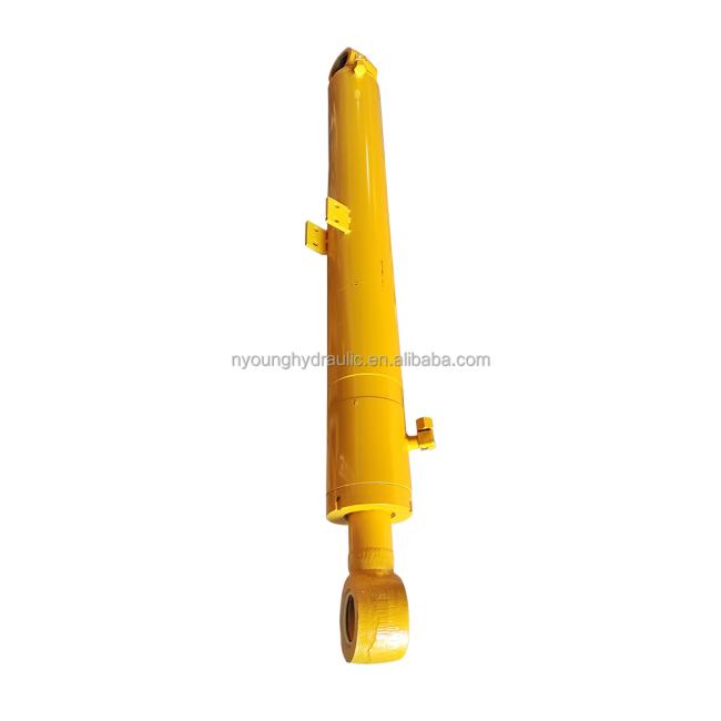 Excavator hydraulic cylinder component view