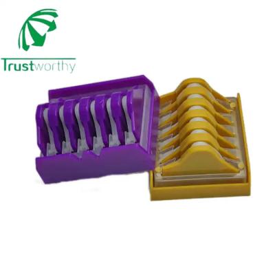 China POLY LOK Endo POM Ligating Clip Cartridge Gold Green Purple for sale