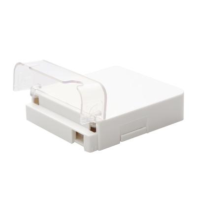 China Fiber 1 port surface mount desk box FTTX FTTH box terminal box with SC LC Adapter for sale