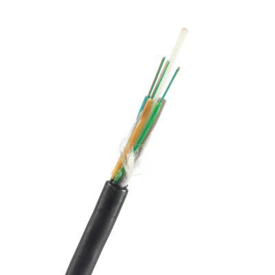 China GYFTY 12 24 36 48 72 96 144 288 solos modos de la base G652D trenzó el cable de fribra óptica flojo del tubo en venta