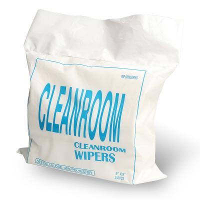 China Fiber Optic Cleaning Paper clean room dust-free paper High Absorbent Disposable Industrial Lint Free Cloth Clean Room Wi for sale