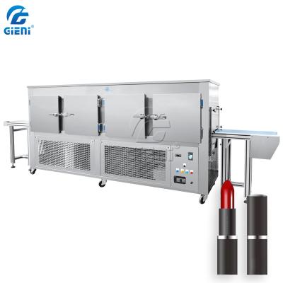China 3.5 Meters Cosmetic Filling Machine Lipstick Cooling Tunnel With 5P Chilling Compressor for sale