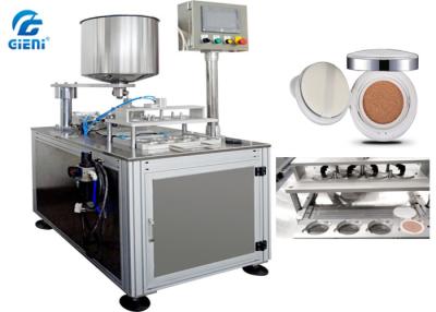 China Four Nozzles Cosmetic Filling Machine SUS304 For Air Cushion / CC Cream for sale