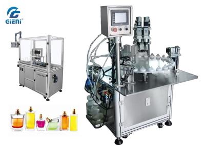 China High Performance Nail Polish Making Machine 2.5kw Power With Servo Capper for sale