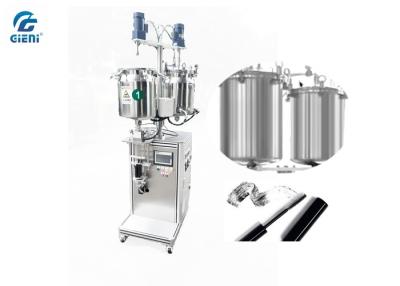 China High Viscosity Cosmetic Lip Gloss Filling Machine With Double Tanks for sale