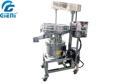 China 45kg Weight Cosmetic Powder Press Machine Powder Sifter For Dry Face Powder for sale