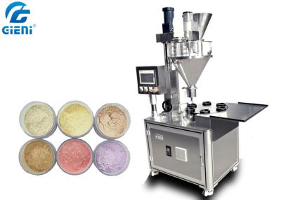 China SUS304 Muti - Color Loose Powder Filling Machine With Power Weigher for sale