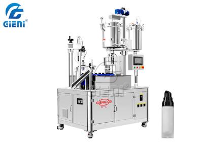 China 1-10ML Cosmetic Filling Machine 1 Nozzle Rotary 35pcs/Min Cosmetic Tube Sealing Machine for sale