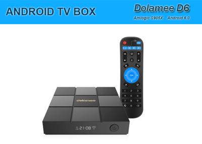 China DOLAMEE D6 S905X Quad core Android6.0 TV Box 1G/2GB Ram 8GB Rom for sale