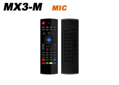China MX3-M Air Mouse with Microphone Voice IR Learning 2.4G Wireless Mini Keyboard Remote Control for sale