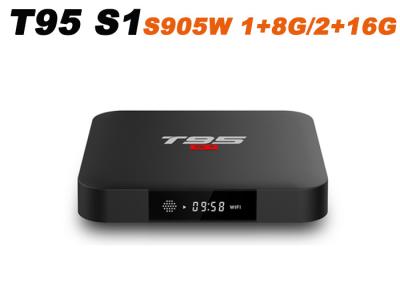 China New Android 7.1 TV Box T95 S1 Amlogic S905W 4K 1G / 2G RAM 8G / 16G ROM Smart Tv Box T95 S1 for sale