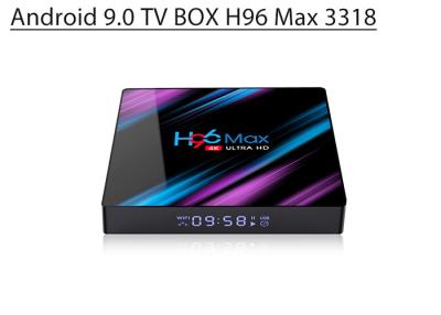 China H96 MAX 3318 Rockchip RK3318 Quad Core Dual Wifi 4K Media Player Android TV BOX for sale