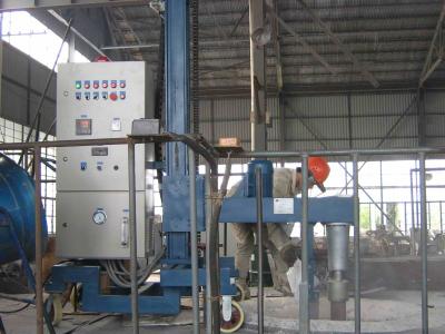 China Processo de unidade de desgaseificação giratório de 600 RPM para refinar o ventilador de ar refrigerando de alumínio à venda
