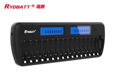 China Cargador de batería del níquel e hidruro metálico del cargador de batería de Nimh de 16 ranuras/AA AAA DC 12V 2A en venta