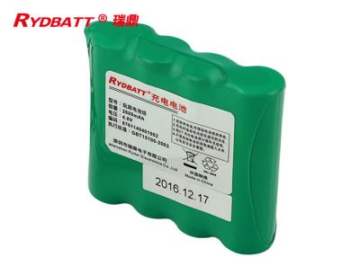 China 4S1P 4.8V 2600mAh Nimh Aa Battery Pack / Durable Nimh Aa Battery for sale