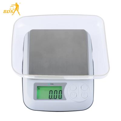 China BDS 0.01g Digital Kitchen Scale Multi-function Electronic Scale 3kg/0.1g Kitchen Scale for sale