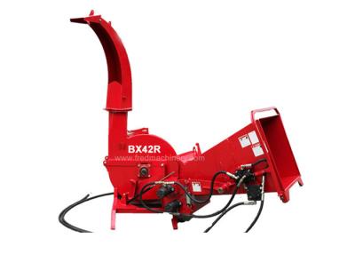 China 20 - 50HP 3 Point Linkage Wood Chipper , 4 Cutting Knives Pto Wood Chipper Shredder for sale