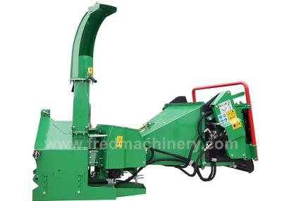 China 30 - 70HP Tractor 5 Inch Wood Chipper With Double Horizontal Rollers for sale