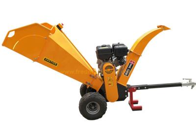 China 5 Inch Gas Powered Chipper Shredder , 15hp Wood Chipper Recoil Start System for sale