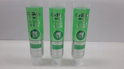 China Diámetro material transparente 28 del tubo de crema dental 100g PBL empaquetado de la crema dental 30 35 en venta