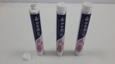 China crema dental plástica estándar del tubo de crema dental de la muestra de la prueba 30g ISO GMP que empaqueta para el viaje del hotel en venta