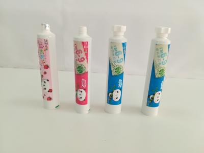 China Los niños embroman el tubo de crema dental, tubo laminado plástico de la hoja de AL de la capa multi 50g en venta