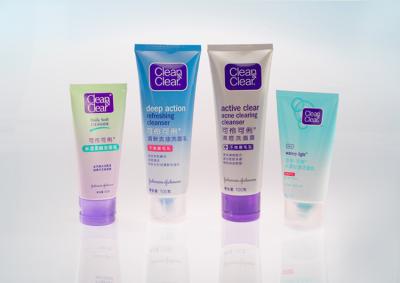 China Tubos cosméticos plásticos de encargo del apartamento para el cuidado de la mano, lavado del cuerpo, empaquetado del champú en venta