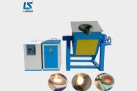 China 15kw Small Scrap Steel Induction Melting Furnace With Self Protection Functions for sale