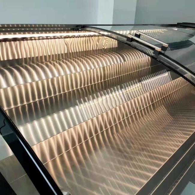 Ladder ice table seafood barbecue display commercial order fruit fishing preservation cabinet 7