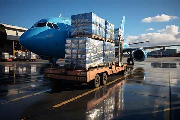 International air freight services - cargo handling and logistics operations