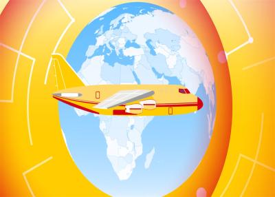 China DHL Expedição internacional mais rápida Guangzhou China Para o México Entrega expressa mundial à venda
